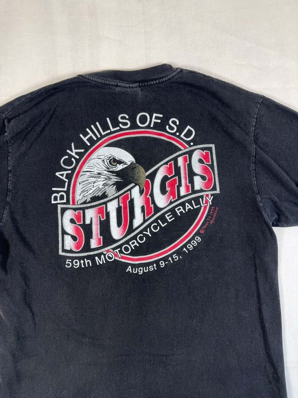Vintage 1999 Sturgis Black Hills Motor Classic T-Shirt Size Large - Picture 7 of 7